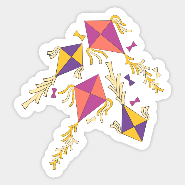 Summer Kites Sky Sticker by novaya